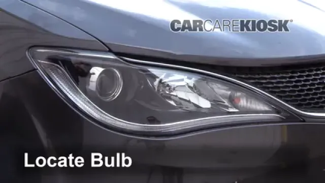 2017 Chrysler Pacifica Touring 3.6L V6 Éclairage Feu de jour (remplacer l'ampoule)